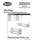 Hatco Glo-Ray GRSDH Replacement Parts List