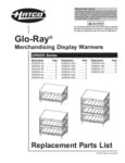 Hatco Glo-Ray GRSDS Replacement Parts List