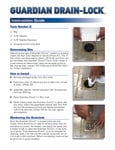 Guardian Drain-Lock Instructions Guardian Drain-Lock Instructions