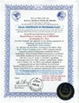 2025 - 2026 HTO Halal Plant Certificate - Godshalls Quality Meats - 669
