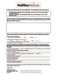 Halifax Fire Suppression Layout Form