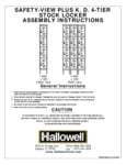 Hallowell - 4-Tier SVP Assembly Instructions Hallowell - 4-Tier SVP Assembly Instructions