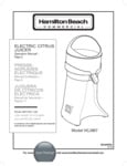 Hamilton Beach HCJ967 FreshMark™ 120V Electric Citrus Juicer