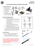 American Metalcraft Hanging Partition Instructions