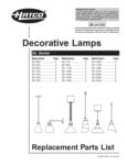 Hatco Decorative Replacement Parts List