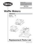 Hatco KWM Waffle Makers Parts List