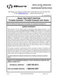 Haws 7603 Manual