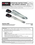 HeatStar ERSP-40-60-80-100-125-150-175 Owners Manual