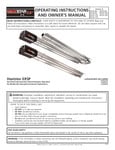 HeatStar ERSP tube set Owners Manual