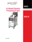 Henny Penny PFE500 4-Head Electric Pressure Fryer Manual