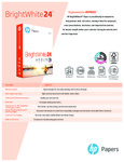 HP BrightWhite24 Sellsheet HP BrightWhite24 Sellsheet