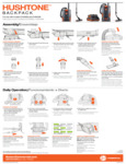 HushTone CH34006 Back Pack Vacuum_Assembly Instructions_Hoover