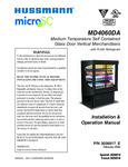 Hussman MD4060DA Manual