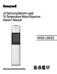HWBD1880SS Honeywell uv sanitizing water dispenser manual HWBD1880SS Honeywell uv sanitizing water dispenser manual