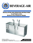 Hydrocarbon DD Direct Draw Dispenser Installation and Operation Instructions