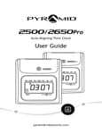Pyramid Time Systems 2500_2650 Manual Pyramid Time Systems 2500_2650 Manual