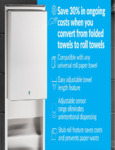 Quick Facts Universal Roll Towel Dispenser Infographic Quick Facts Universal Roll Towel Dispenser Infographic