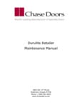 Durulite_Retailer_Maintenance Guide Durulite_Retailer_Maintenance Guide