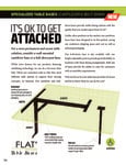 FLAT Specialized Table Bases - Bolt-Down Base