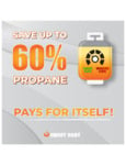 Sweet Heat 881TF3410R Propane Savings Infographic