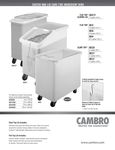Ingredient Bin Caster and Lid Care Ingredient Bin Caster and Lid Care