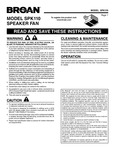 SPK110 manual SPK110 manual