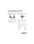 Installation Instructions - Air Gaps Installation Instructions - Air Gaps
