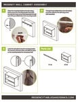 Instructional Sheet - Regency Wall Cabinet