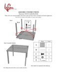 Instructions for BFM Seating SUD3636SGU Daytona Dining Table with Umbrella Hole Instructions for BFM Seating SUD3636SGU Daytona Dining Table with Umbrella Hole