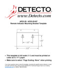 Instructions for Cardinal Detecto APEX-RI Digital Scale Mounting Bracket Instructions for Cardinal Detecto APEX-RI Digital Scale Mounting Bracket