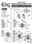 Instructions for Choice 17630MXBS Mixing Bowl Stand