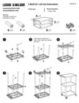 Instructions for Luxor 3 Shelf LP and LE Carts Instructions for Luxor 3 Shelf LP and LE Carts
