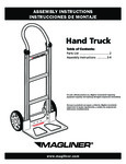 Instructions for Magliner Two-Wheel Snack Truck