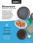 Inventory Level Guide - Dinnerware Inventory Level Guide - Dinnerware