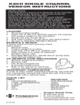 K20H Instruction Label K20H Instruction Label
