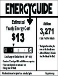 Ocala Outdoor with LED Light 52 inch energy guide