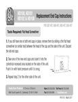 Koala Kare KB100, 110, 102, 108 End Cap Instructions Koala Kare KB100, 110, 102, 108 End Cap Instructions