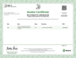 Rich's Kosher Certificate Rich's Kosher Certificate