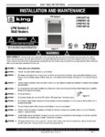 KIN260 LPW Series ComfortCraft Manual