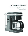 KitchenAid KCM1208 Owners Manual KitchenAid KCM1208 Owners Manual