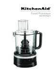 KitchenAid KFP0921 Manual