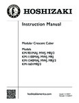 Hoshizaki KM Series Instruction Manual