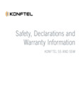 Konftel 55-55W Safety Declarations