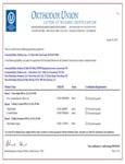 G and C food Dist. Kosher certificate