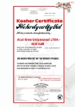 Acai Glee Kosher Certificate