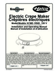 Krampouz Electric Round Crepe Machine CEBIR4 (120 Volts