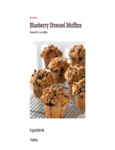 Krusteaz Professional Blueberry Streusel Muffin Recipe
