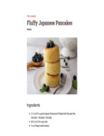 Krusteaz Professional Fluffy Japanese Pancakes Recipe