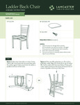 Ladder Back Chair Assembly 