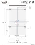 LaRadiosa-G150 Mounting Template LaRadiosa-G150 Mounting Template